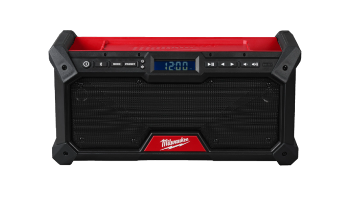 Milwaukee M18 Akku-Baustellenradio DAB+, M18RADDAB+G2-0, Solo, 4933492344